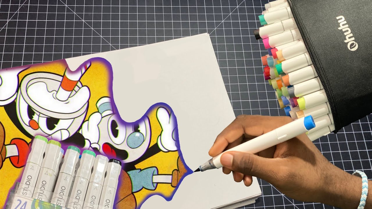 ПОПЫТАЮСЬ РИСОВАТЬ БЕЗУМНЫХ ПЕРСОНАЖЕЙ В СТИЛЕ CUPHEAD