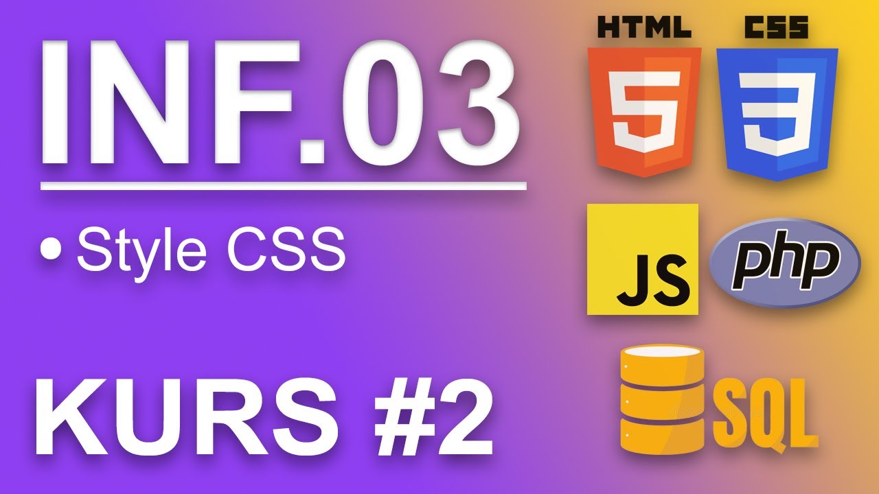Kurs INF.03 #2 | CSS