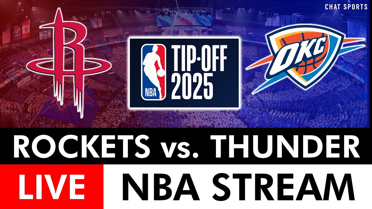 LIVE 🚨 Houston Rockets vs. Oklahoma City Thunder Live Streaming Scoreboard & Box Score | NBA Stream