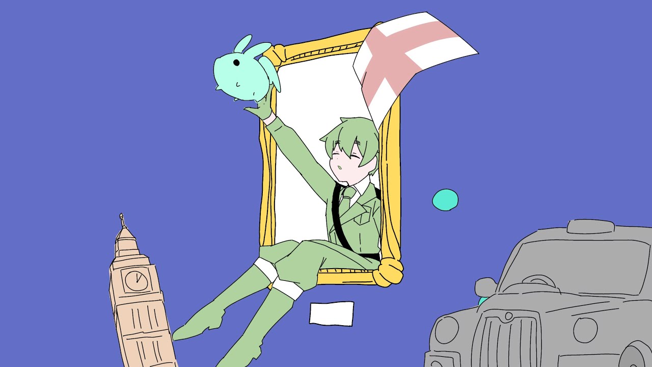 【手描きヘタリア】1000年生きてる【眉毛の日2025】