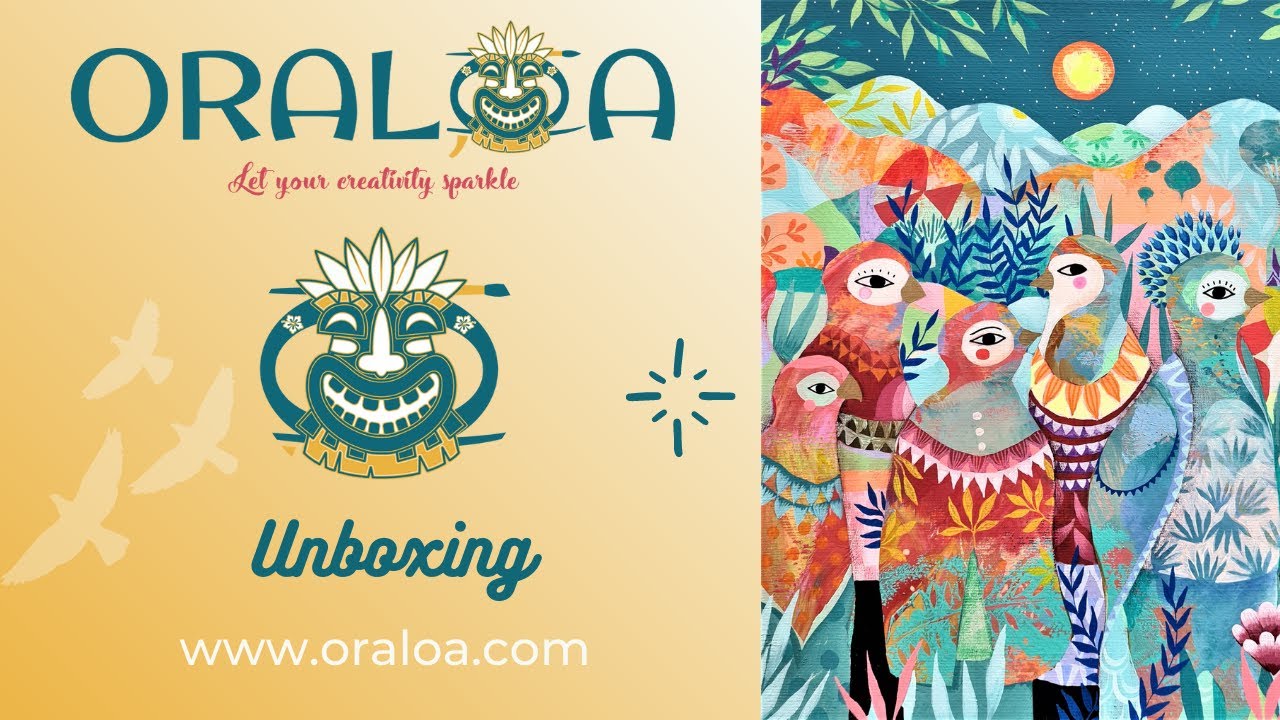 Oraloa - Unboxing EN - by Diamond Paint With Me 