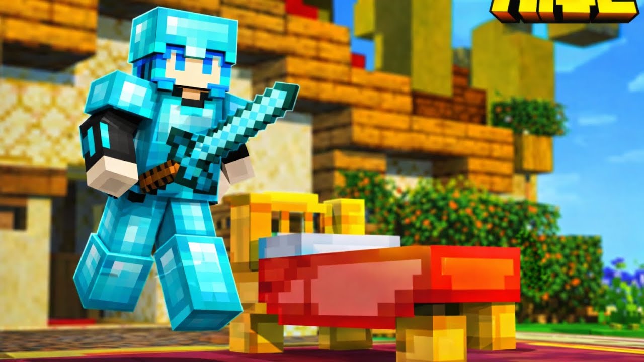 Destroying all player In Hive Bedwars on Mobile Gameplay 60FPS (☠️) 