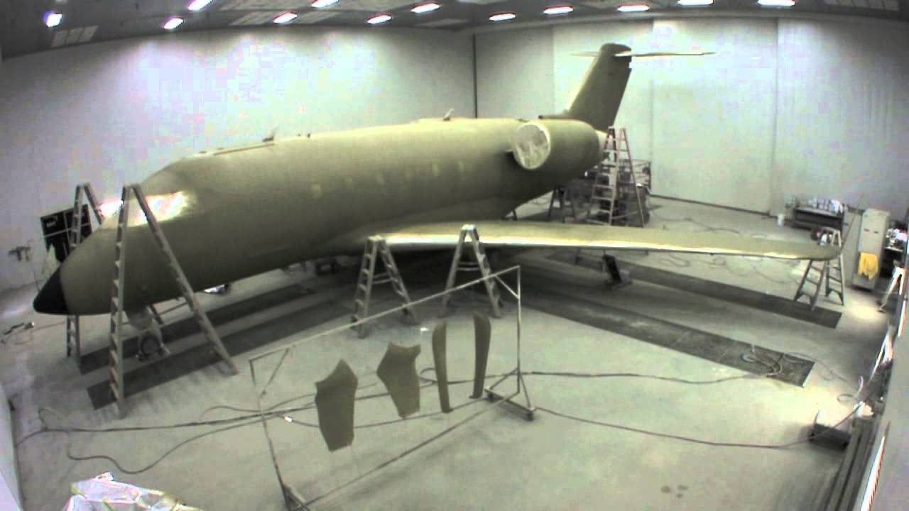 Elliott Aviation Challenger Paint Job in 90 Seconds