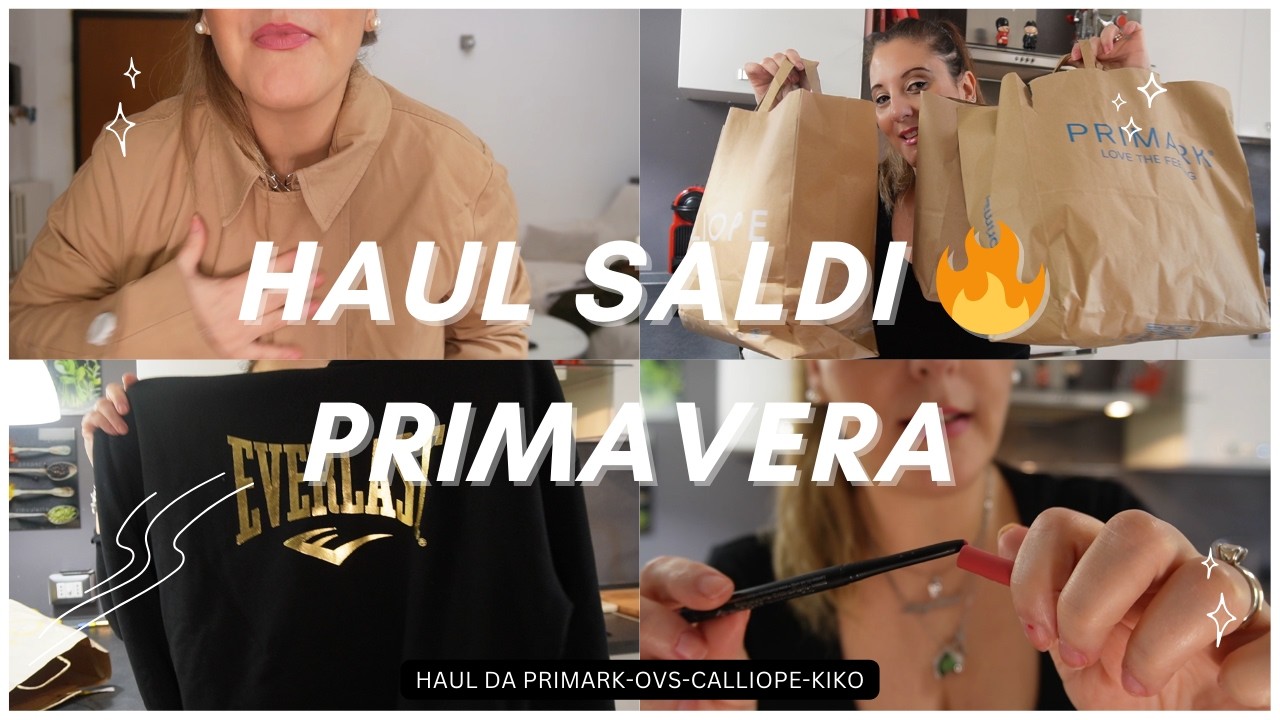 SALDI PRIMAVERA 2026 🌸 MEGA HAUL Primark, OVS, Calliope e KIKO | AFFARI PAZZESCHI 🔥