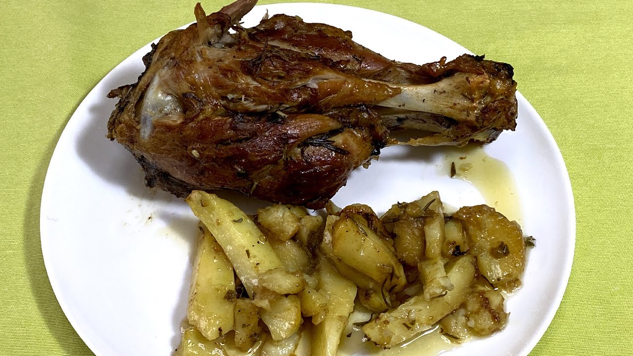 🍖 Stinco di Maiale al Forno con Patate Silane Ricetta Facile e Strepitosa