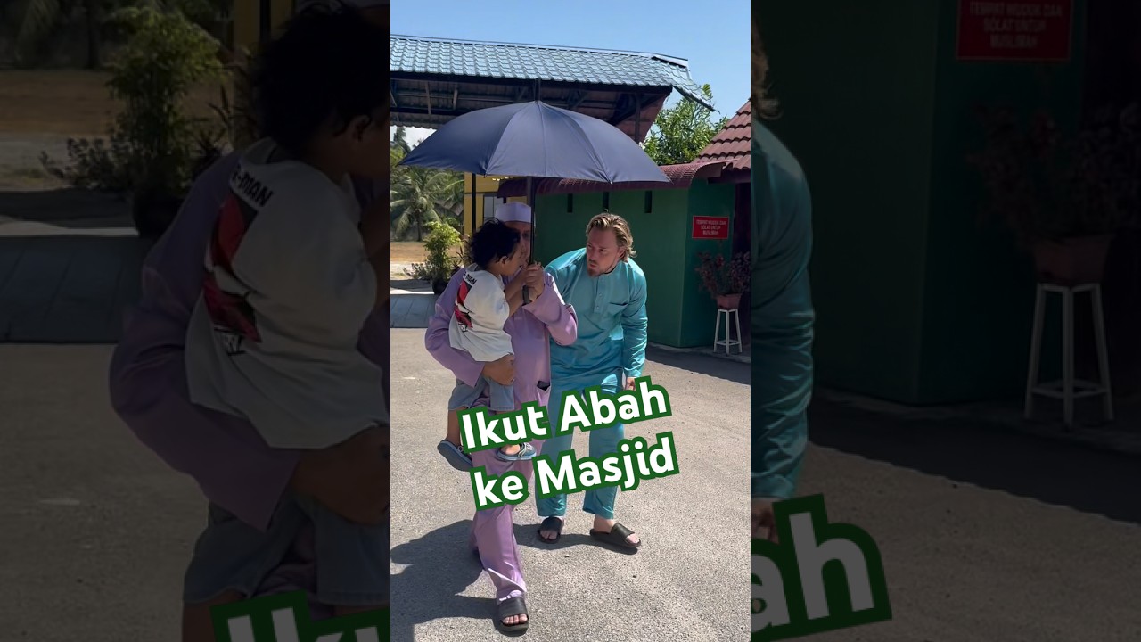 Иду в мечеть вместе со своим тестем на молитву! 🤲🏻