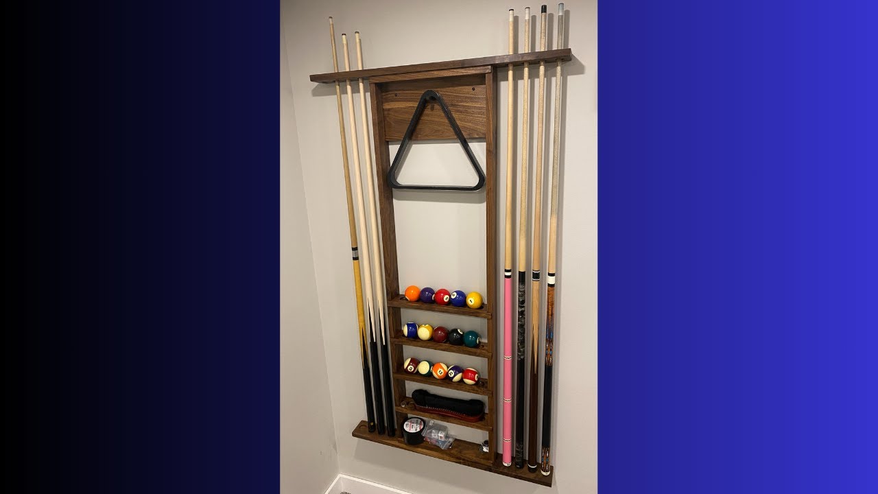 Pool Cue Rack