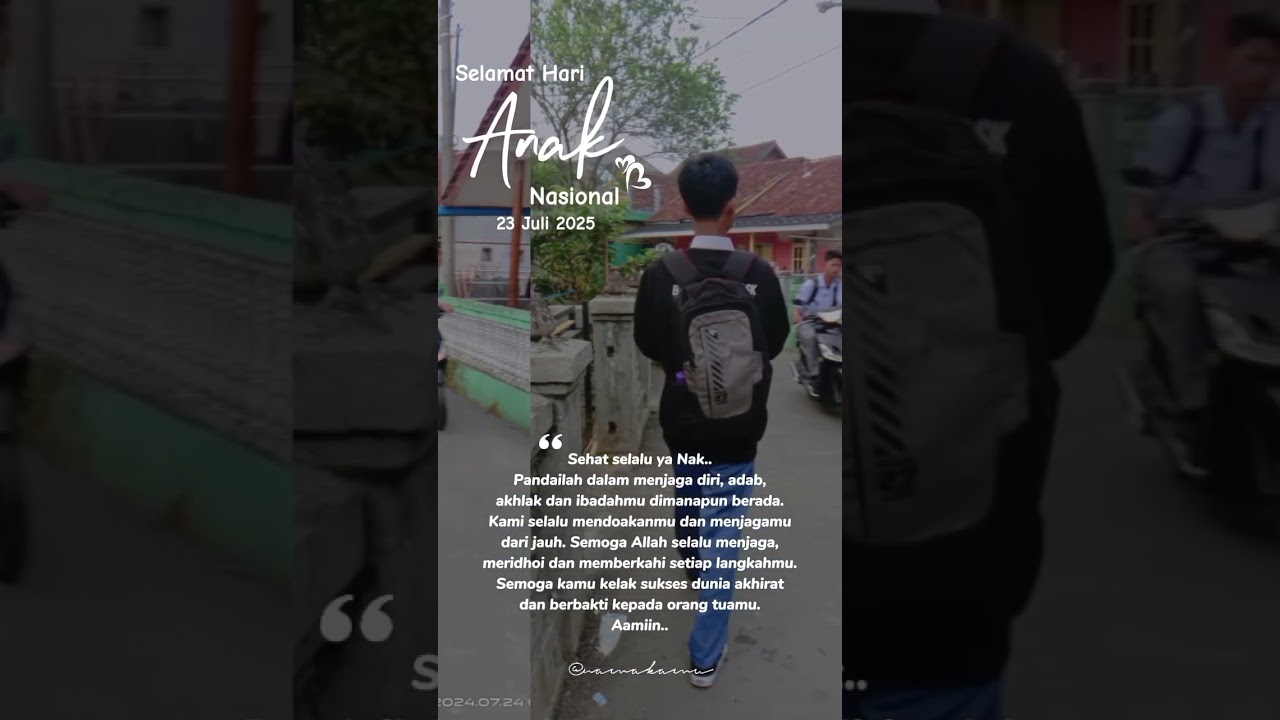 Selamat Hari Anak Nasional 2025 #shorts #harianaknasional
