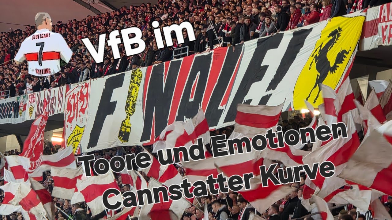 VfB im Finale in Berlin.  VfB - Leipzig 3:1 Halbfinale