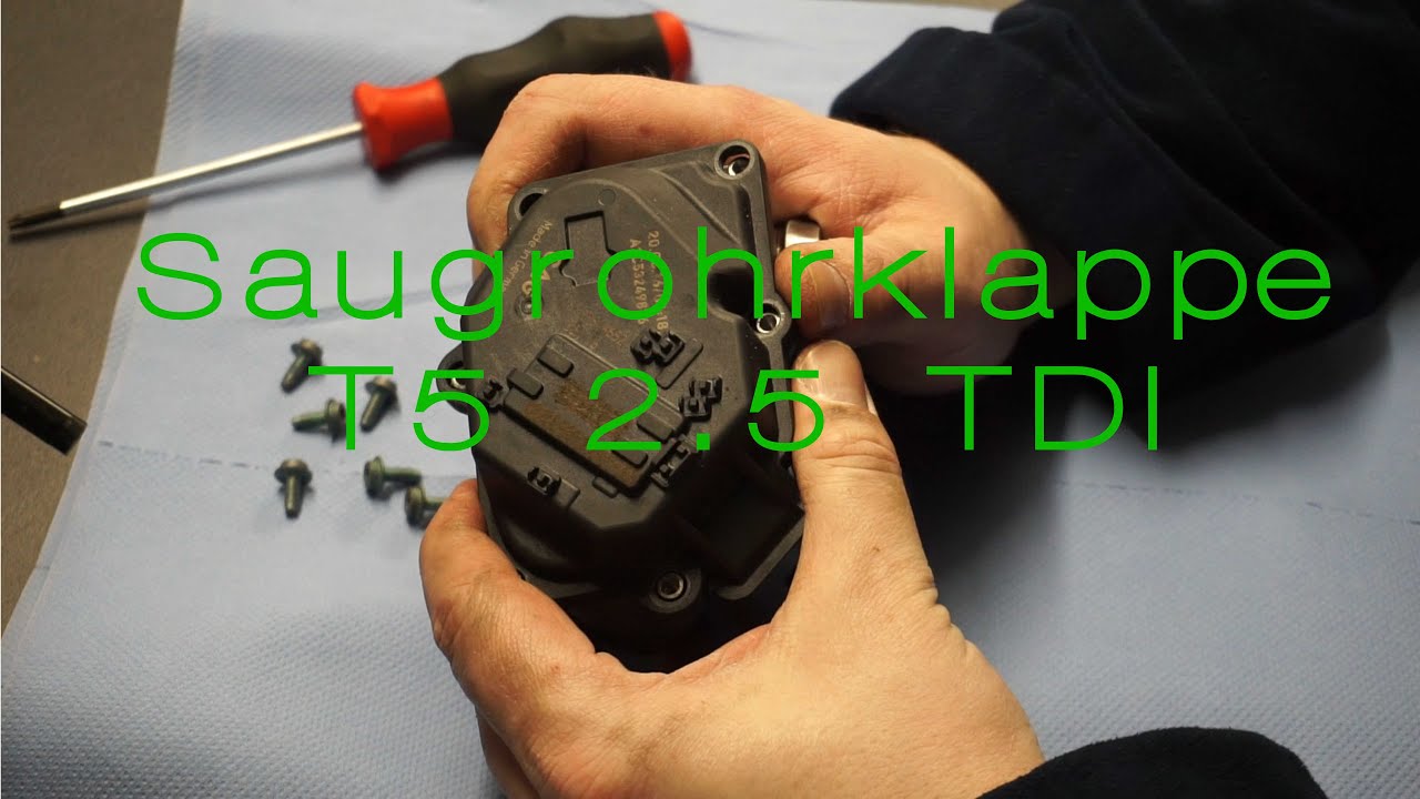 Christian Works - Reperatur der Saugrohrklappe beim T5 2.5 TDI BPC