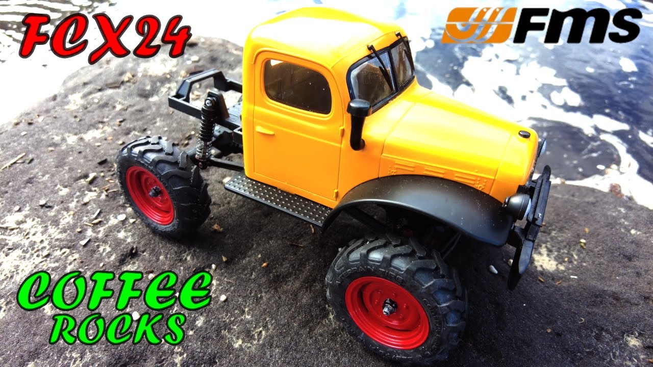 FMS FCX24 POWER WAGON on COFFEE ROCKS