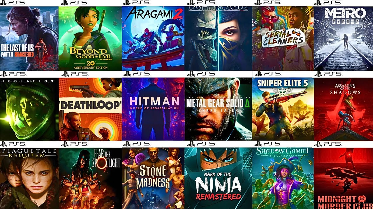 Top 20 Best PS5 STEALTH Games (Updated 2026)