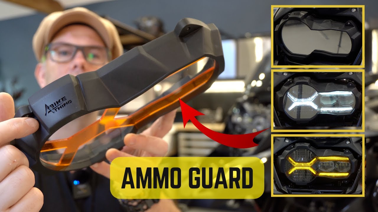 НОВАЯ защита фар AMMO GUARD для BMW R1250GS / R1250GSA