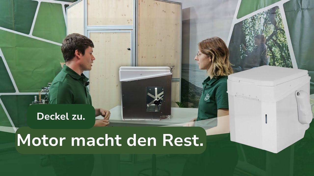 Neuheit: BioTioo 2.0 RL-M – vollautomatische Trenntoilette mit Motor
