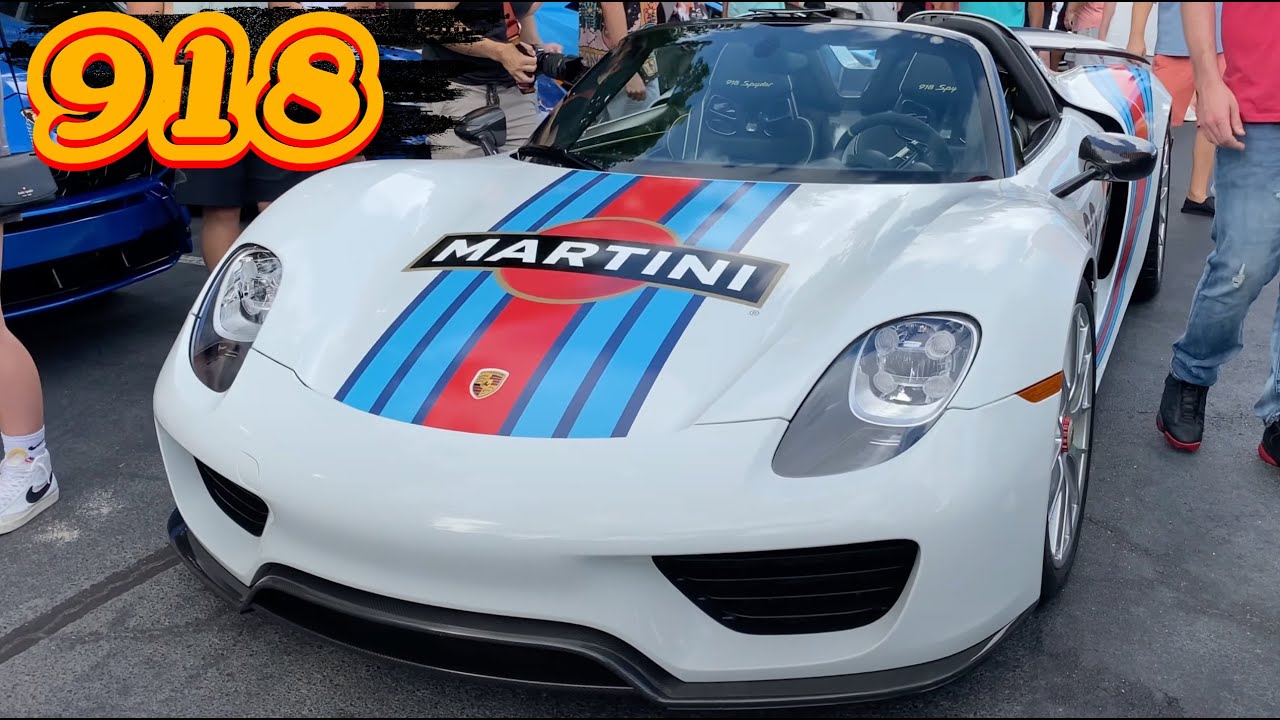 White Porsche 918 Spyder w/ Martini Race Livery | # 441 of 918