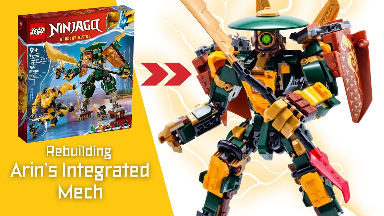 Arin's Integrated mech! Lego 71794 Alternate Build