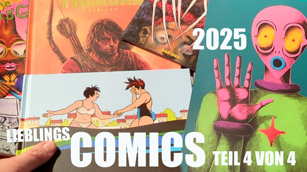Lieblingscomics 2025 - Teil 4 von 4 - die besten Comics von 2025 (meiner Meinung nach)
