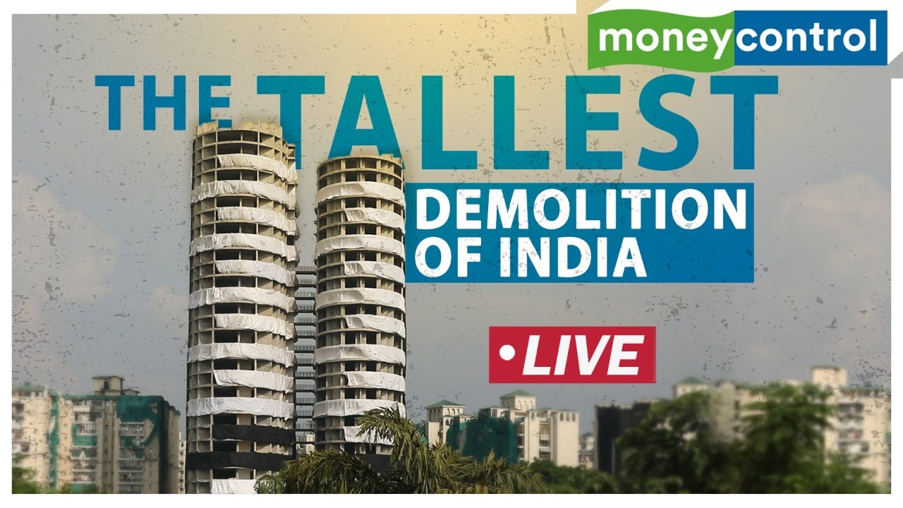 Twin Tower Demolition LIVE | Noida Supertech Twin Towers To Be Demolished Within 9 Sec | Latest News