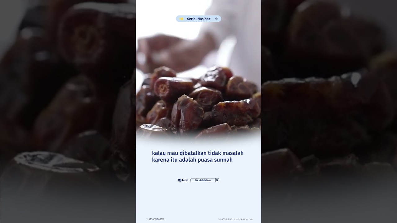 Bolehkah Membatalkan Qadha Puasa Ramadhan? | Serial Nasihat | Ustadz Dr. Abdullah Roy, M.A.