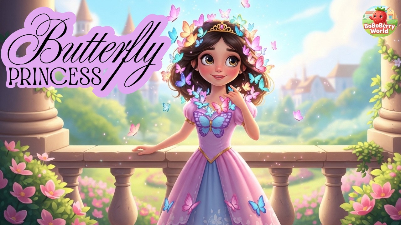 The Butterfly Princess 🦋✨|Magical Fairy Tale Story for Kids | Bedtime Story with Beautiful Animation