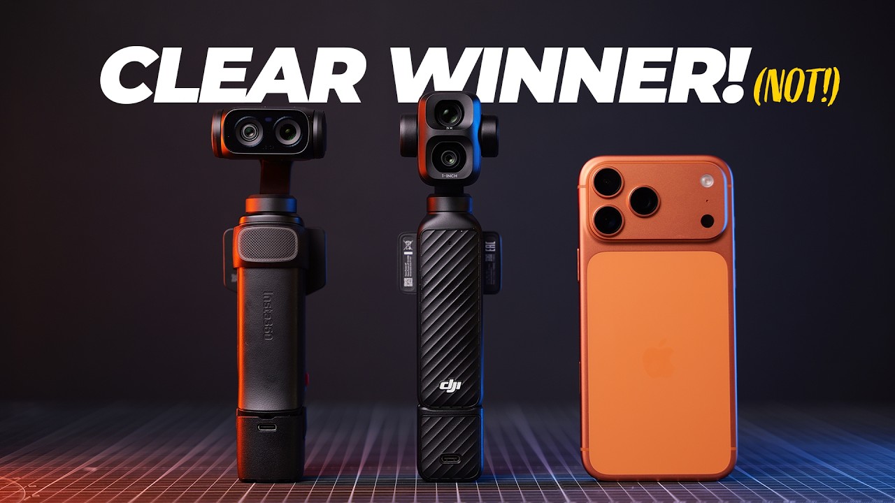 Pocket 4P vs Luna Ultra vs iPhone 17 Pro Max!