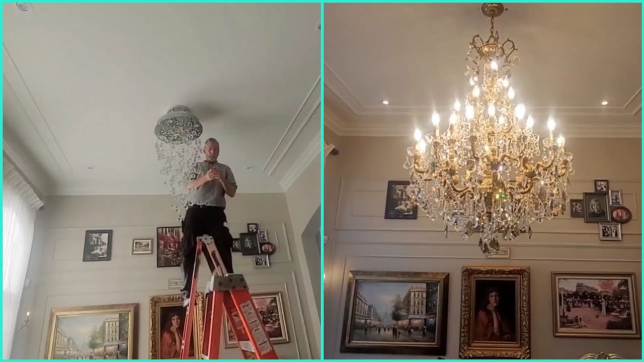 Ceiling Light Replacement With Professional Help/Chandelier Replacement