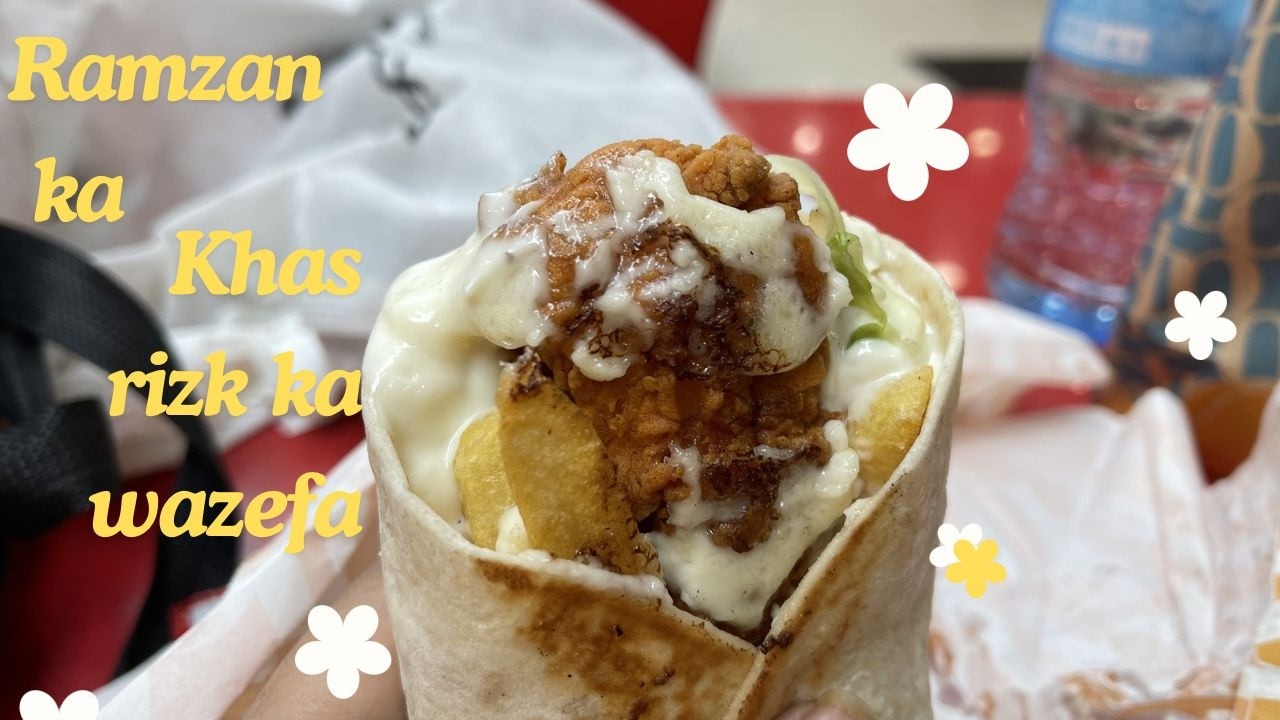Ramadan Ka Khas Wazefa || Rizk Ka Khazana || Chicken Wrape Easy Recipe || Iftar Ma Kya Banaya