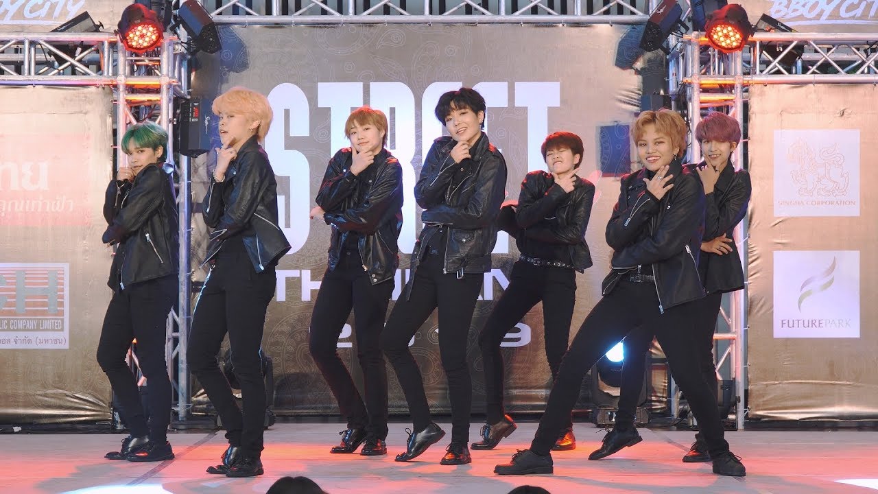 190511 1TRACK cover BTS - IDOL + FIRE @ Street World Thailand 2019
