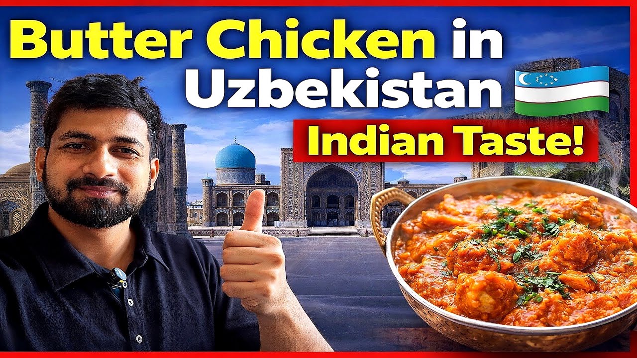 Indian Butter Chicken in Uzbekistan 🇺🇿 | Uyda Mazali Ovqat Tayyorladim