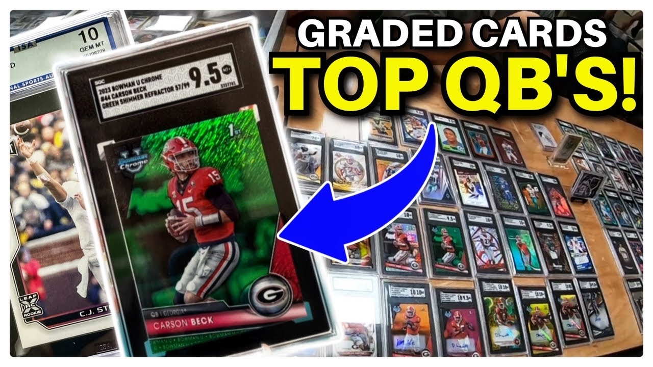 HUGE DEALS On Graded Cards At THIS Small CARD SHOW! - TOP QBs!