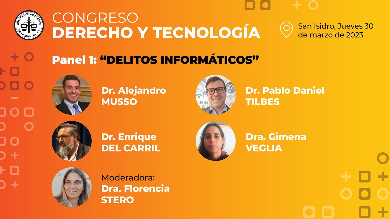 CONGRESO DERECHO Y TECNOLOGÍA  - “DELITOS INFORMÁTICOS”