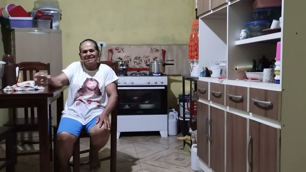 Preparando nosso Janta na casa da minha mãe 😋