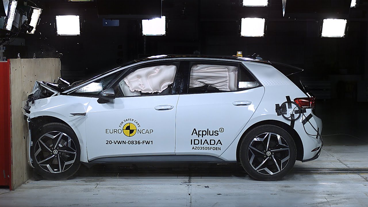 2020 Volkswagen ID 3 Electric Car Crash Test & Safety Tests