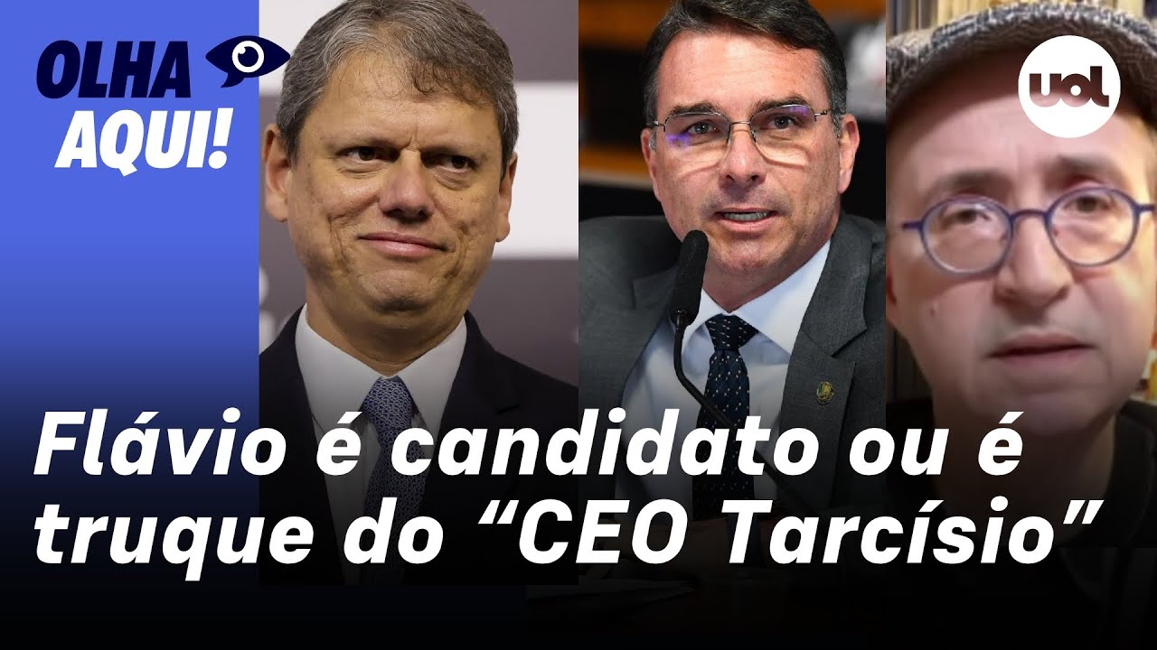 Reinaldo: “Flávio candidato” pode ser mera estratégia para obter mais concessões do “CEO Tarcísio”