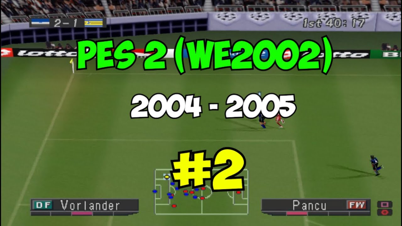 PES 2 (Сезон 04-05) | Футбол на PS1 | Выпуск 2 | Мастер лига на Playstation 1.
