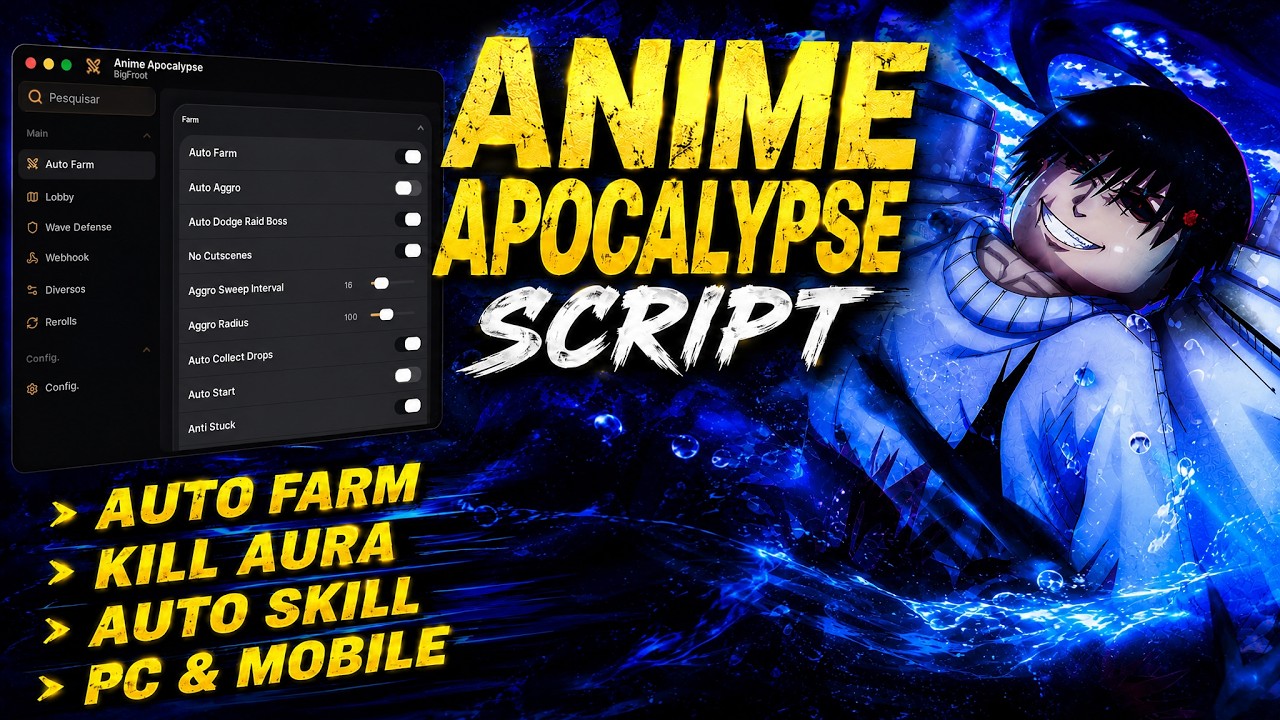 Anime Apocalypse Script &mdash; AUTO FARM, KILL AURA,AUTO SKILL,AUTO CARDS & MORE! (PC/MOBILE)