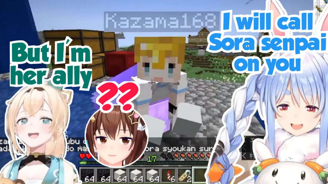 Iroha uses reverse card on Pekora