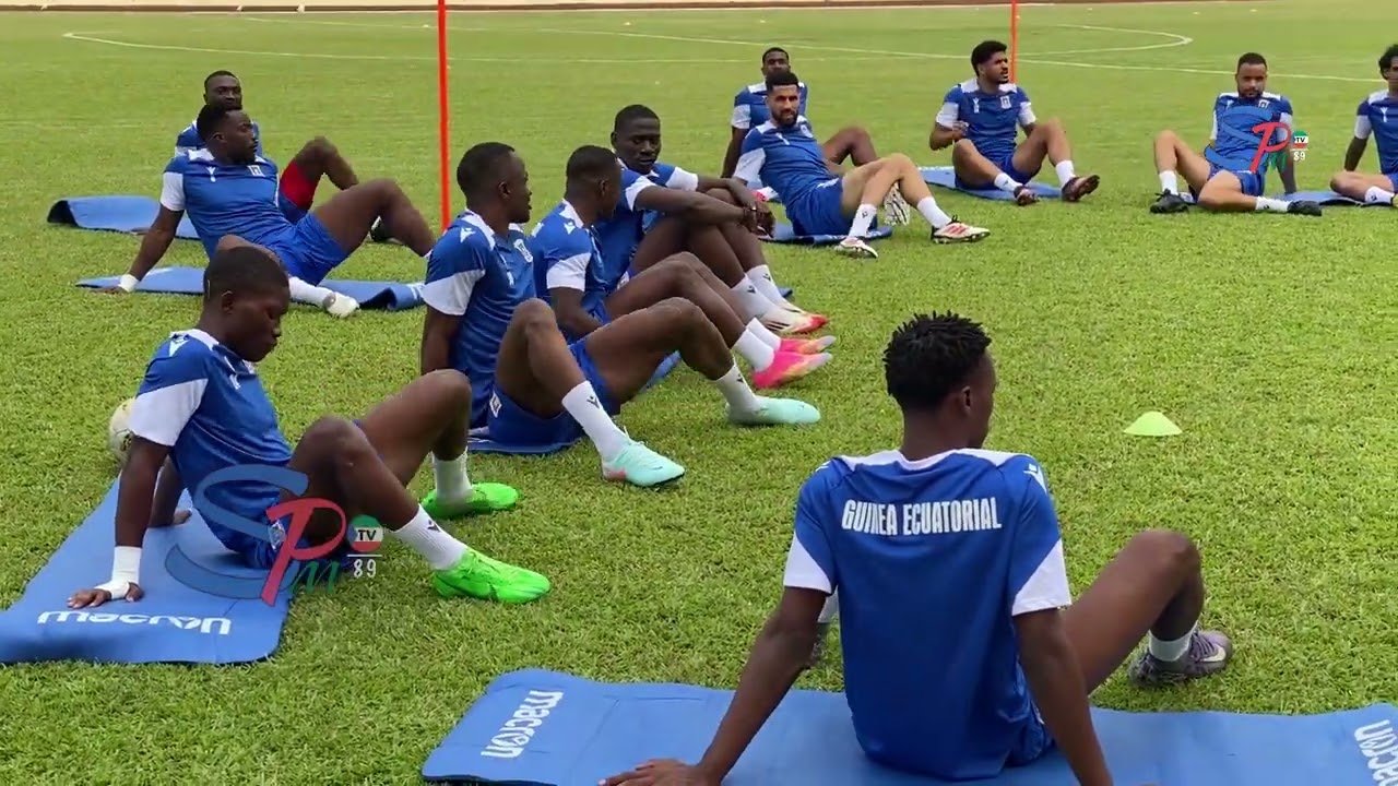 SESION DE ENTRENAMIENTOS DE LA ROJA NACIONAL DE GUINEA ECUATORIAL.
