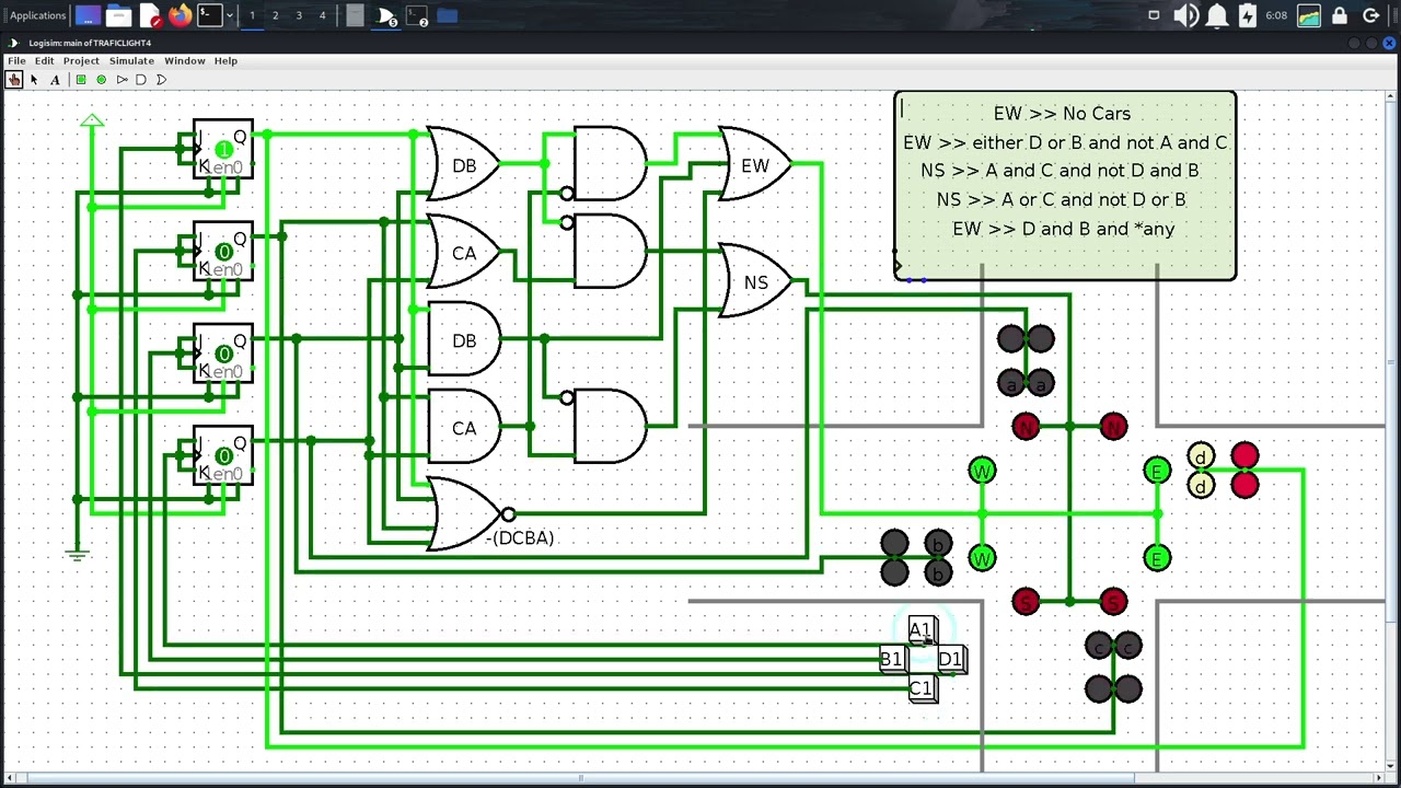 Digital Electronics - Traffic Light's