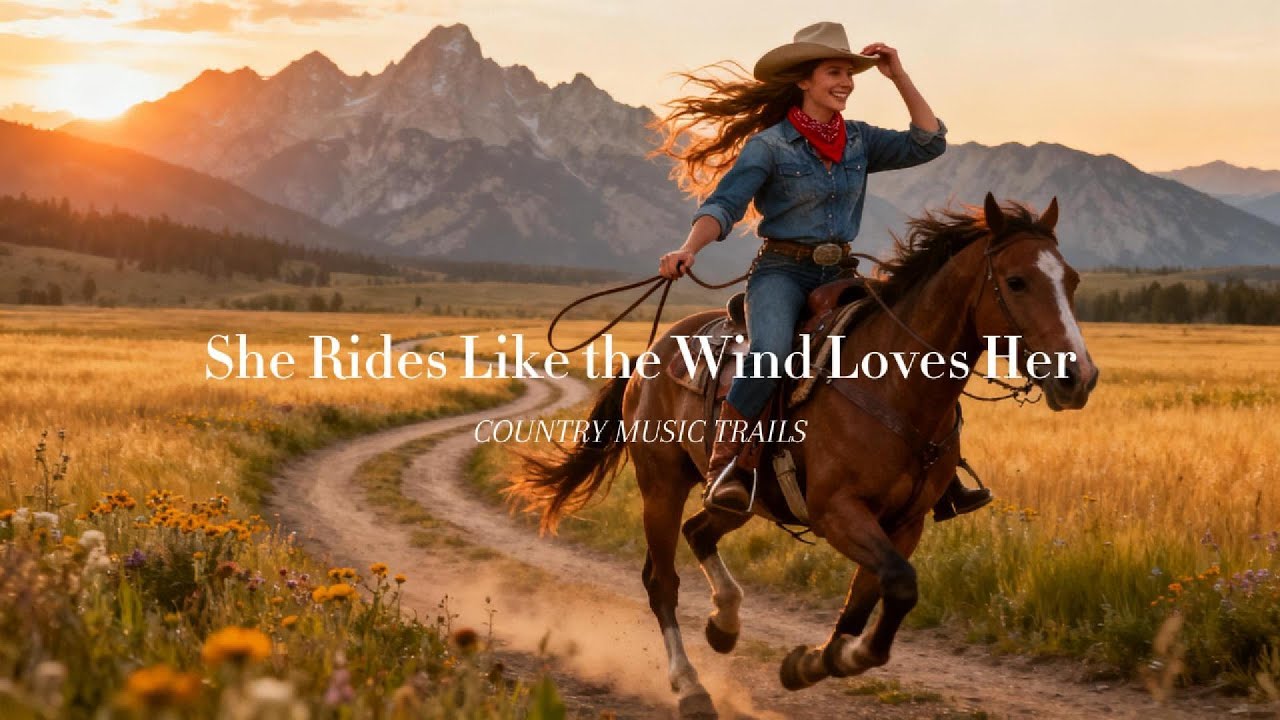 She Rides Like the Wind Loves Her - Country Ballad for Horse Lovers | Country Music Trails