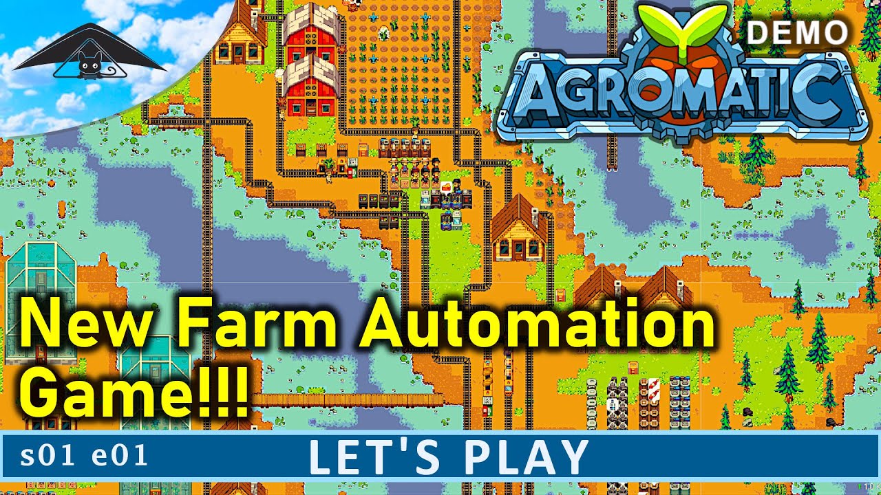 Новая игра по автоматизации фермерских хозяйств!! | Agromatic s01 e01