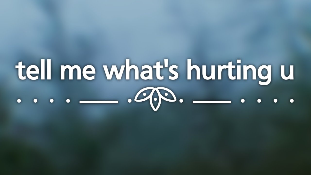 ♬⋆.˚ Vxrto. - tell me what's hurting u ༉‧₊˚.