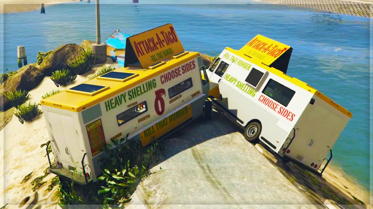 GTA 5 Funny Moments - 'TACO VAN MADNESS!' (GTA 5 Online Funny Moments)