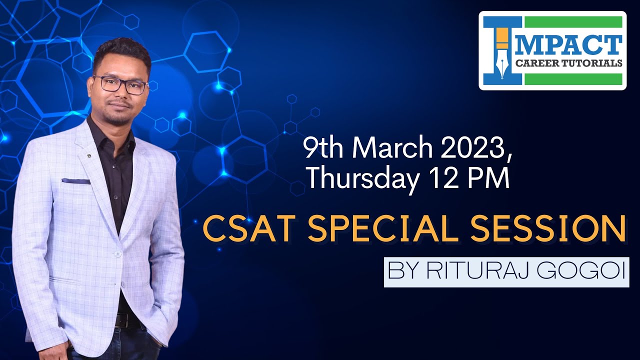 Important CSAT MCQs for APSC Prelims 2023 | Tips and Tricks for CSAT