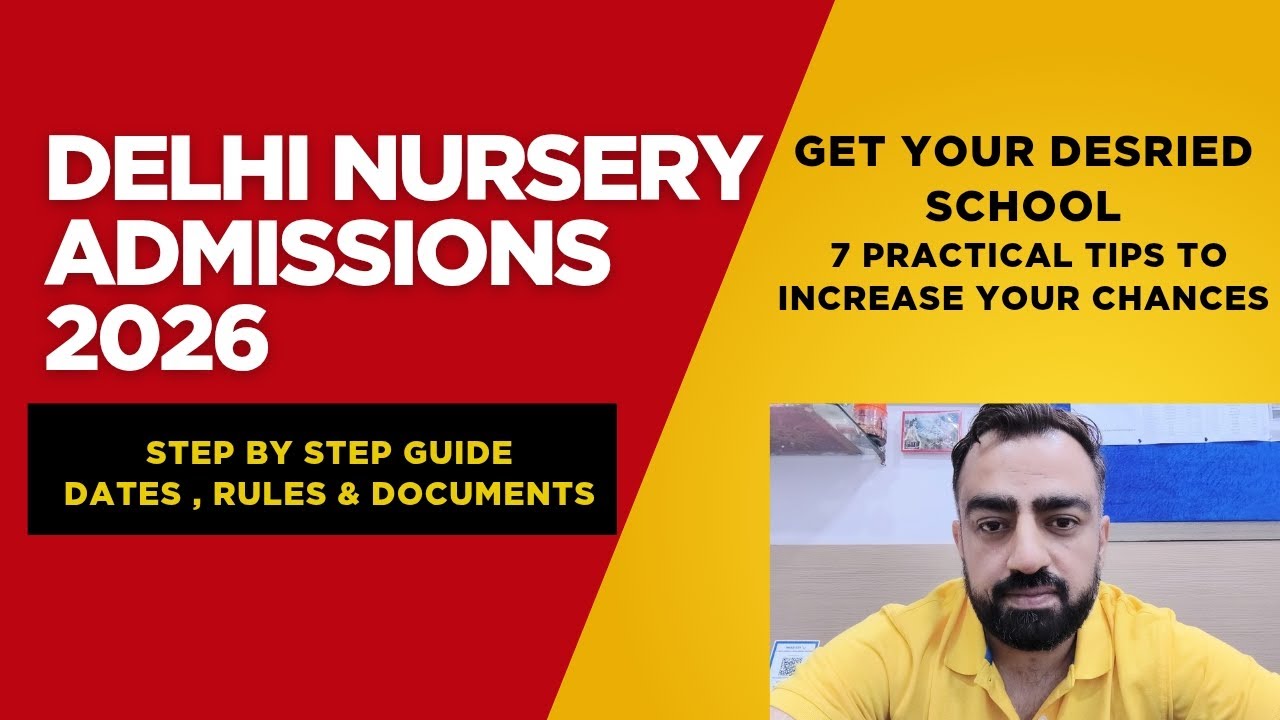 &ldquo;Delhi Nursery to  Class 1 Admissions (2026): Complete DoE Admission Guide | Dates, Docs & Tricks&rdquo;