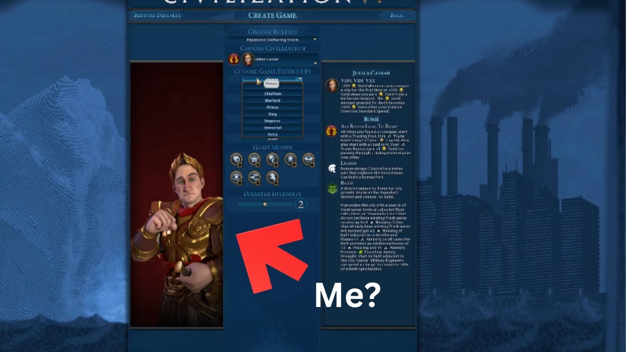 Becoming Julius Caesar in Civilization 6