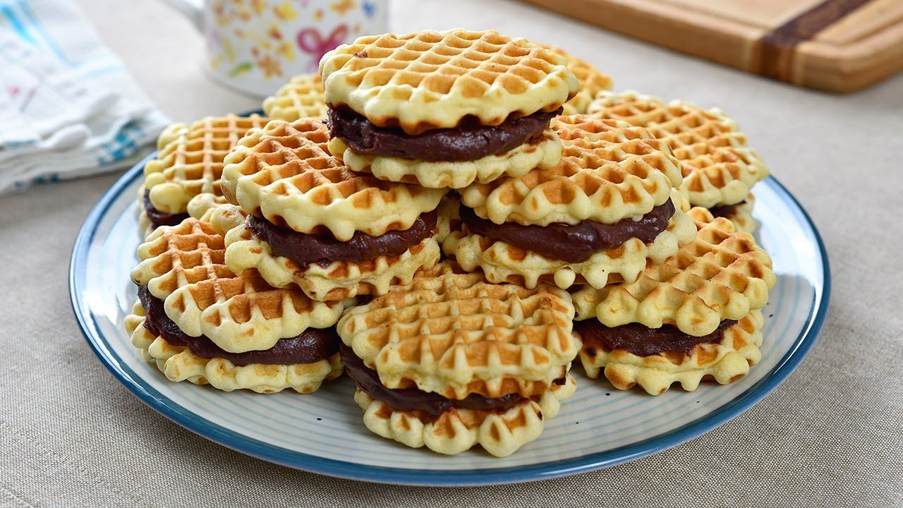 Faguri cu crema de cacao 🧇, la fel de buni ca in copilarie | JamilaCuisine