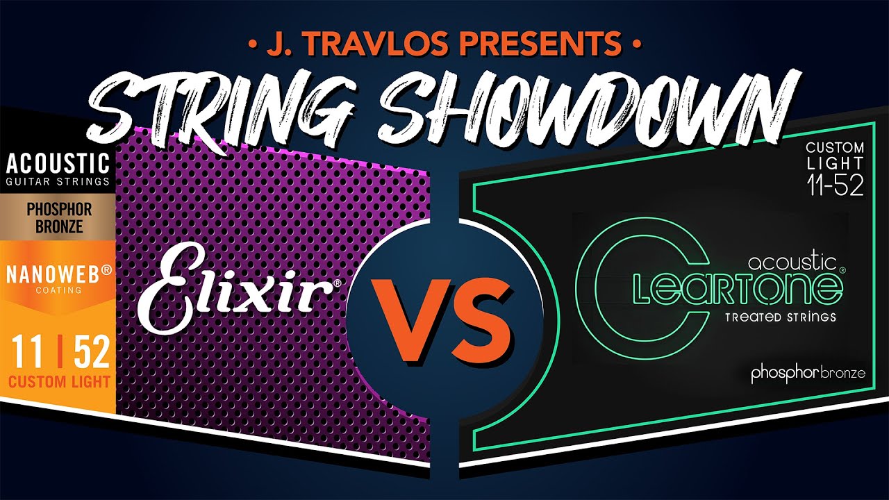 String Showdown | Elixir Nanoweb Phosphor Bronze VS Cleartone Phosphor Bronze Acoustic Strings.