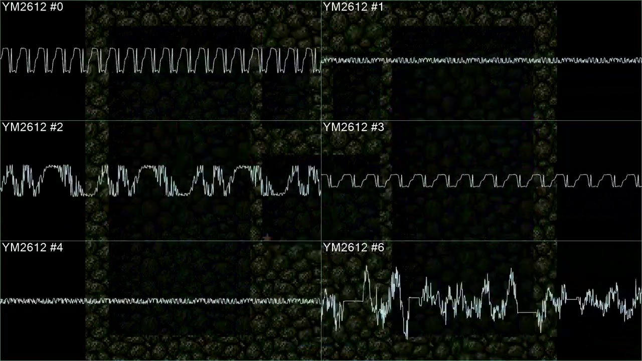 Dr. Robotnik's Mean Bean Machine - 2 player vs - In Oscilloscope and Gameplay view!