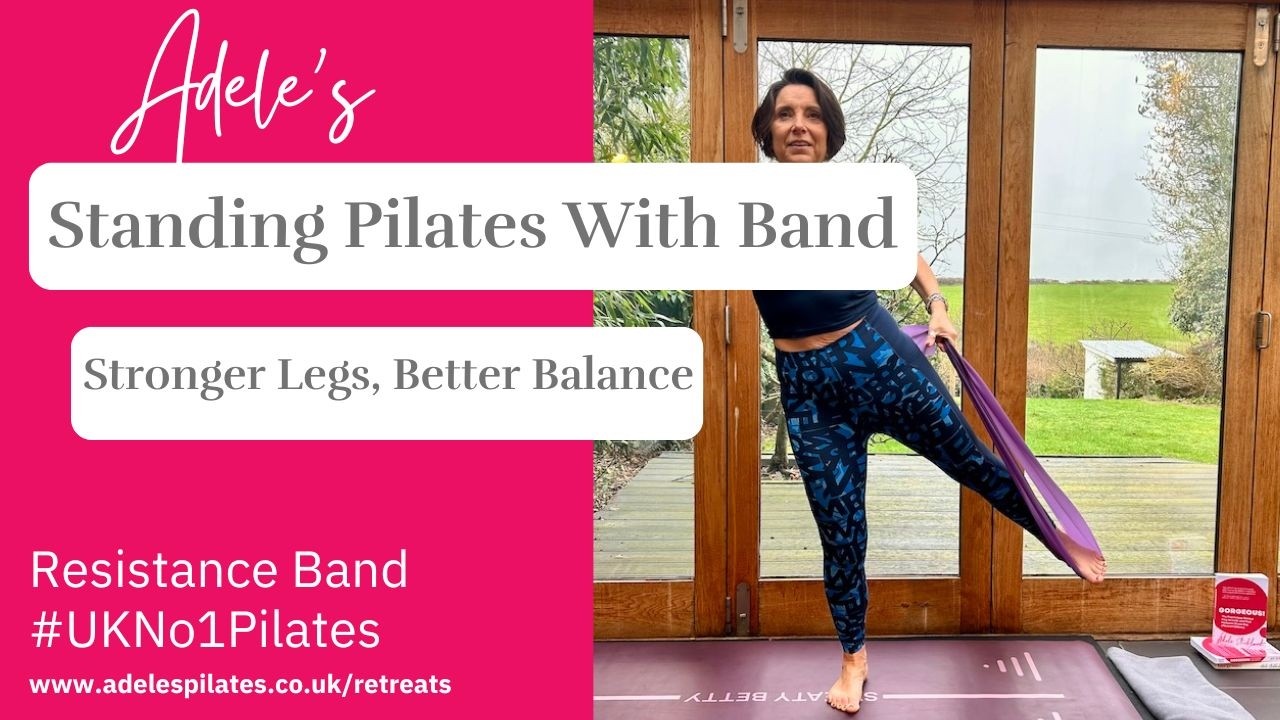 Standing Pilates With Resistance Band | Stronger Legs, Better Balance & Core Strength #UKNo1Pilates